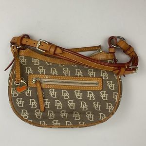 Dooney & Bourke Monogram Small Hobo Bag Shoulder Bag Monogram print